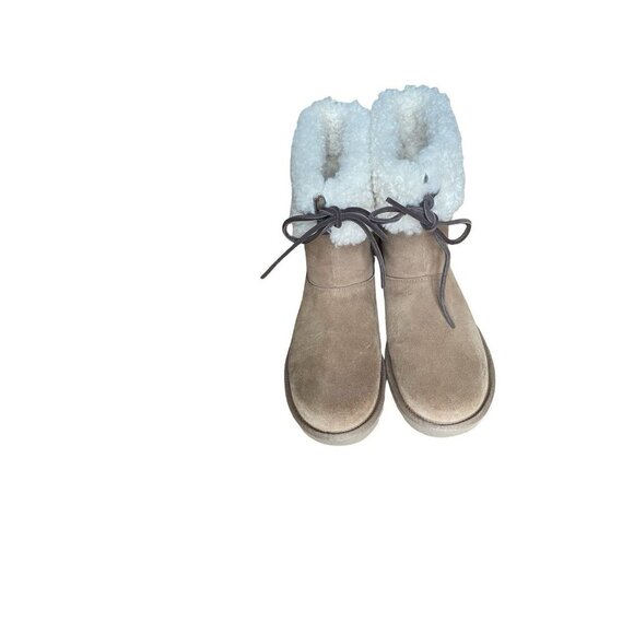 New Ugg Australia Women's Tan Sarissa Shearling Short Boots Size US6/ UK4 - Picture 7 of 13